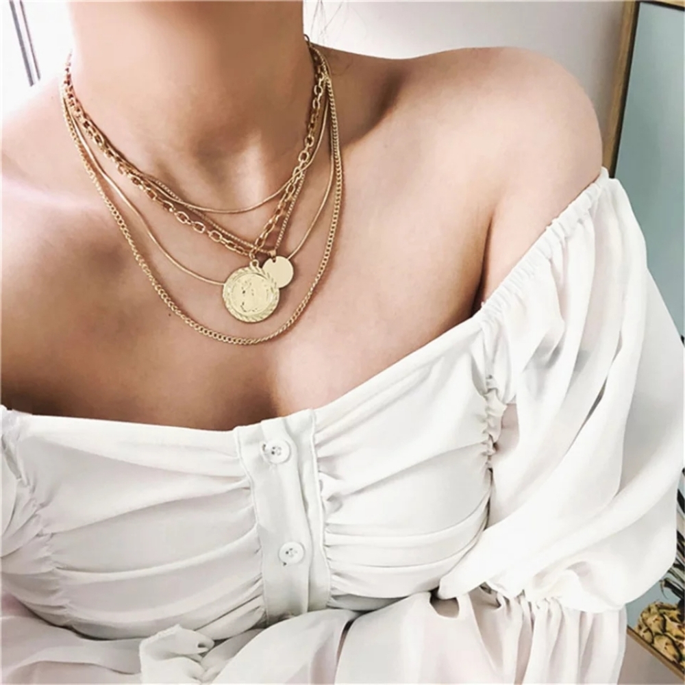 ๐โจ LAST ONE ๐ฑ Rebecca Layer Necklace - Picture 3 of 4